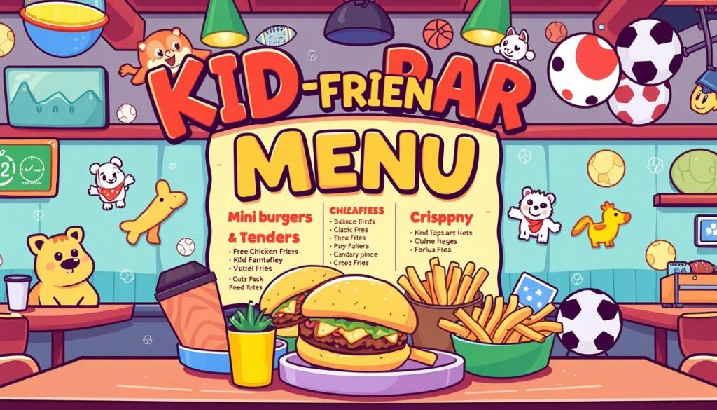 BWW kid's menu