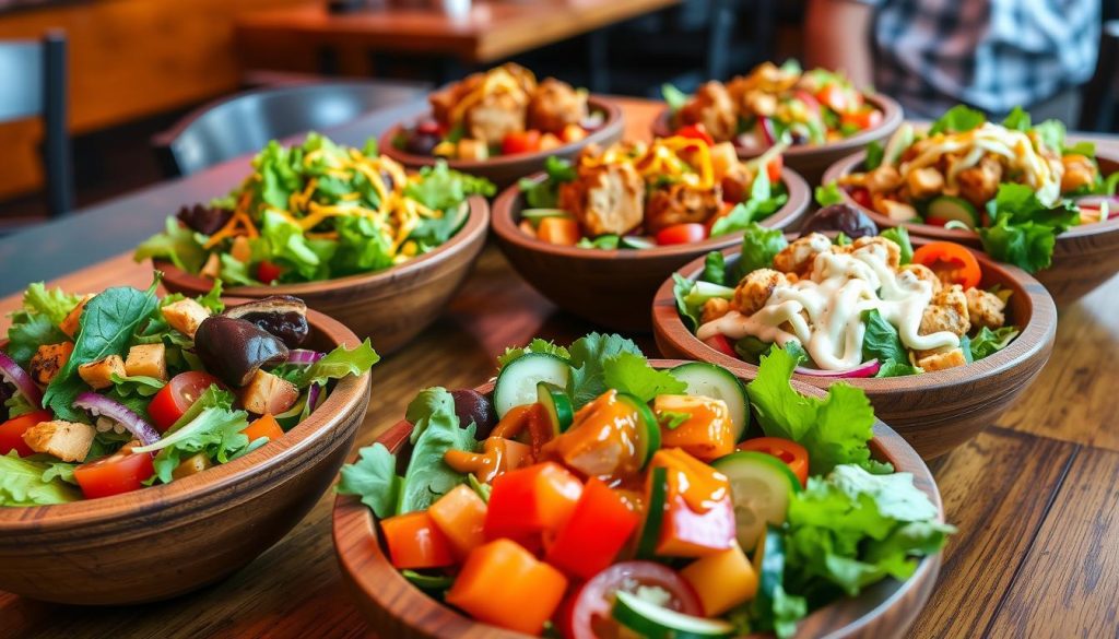 Buffalo Wild Wings salads