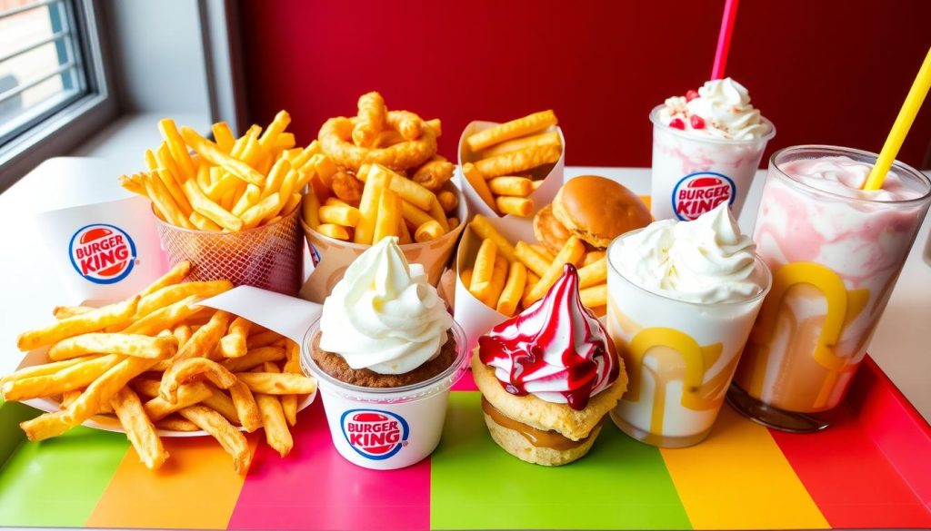 Burger King Sides and Dessert Prices