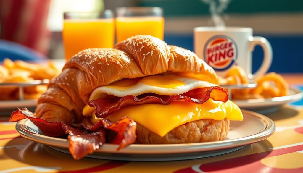 Burger King breakfast menu