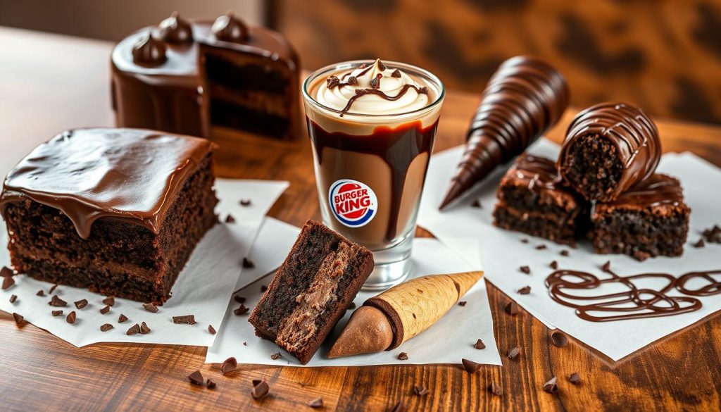 Burger King chocolate desserts