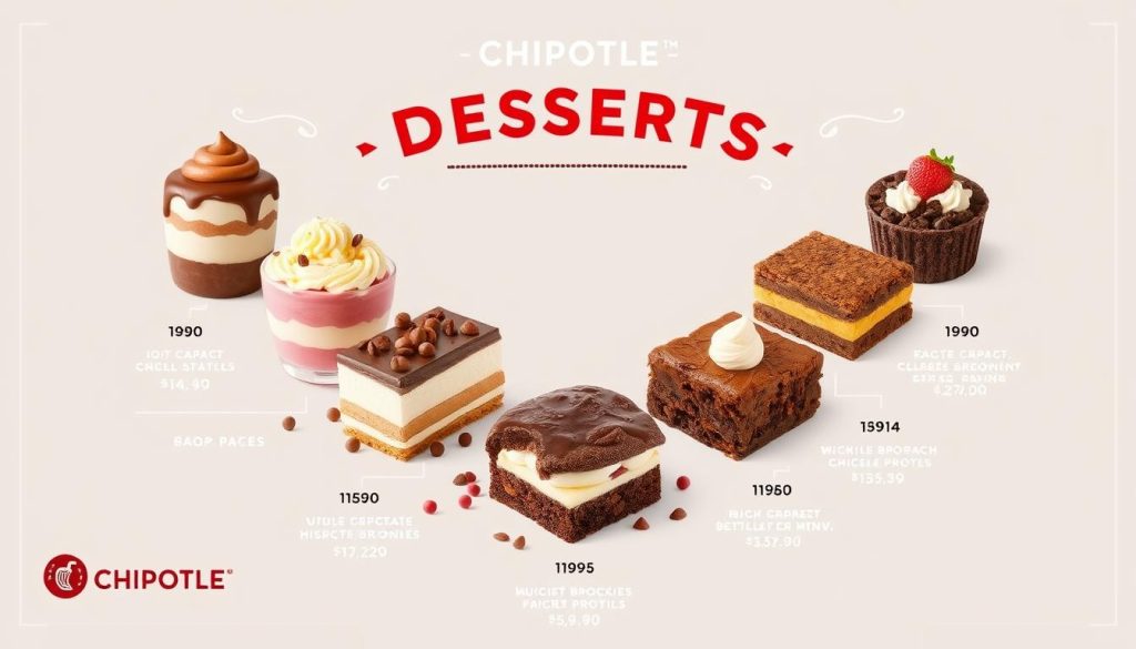 Chipotle desserts menu data