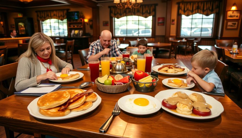 Cracker Barrel family breakfast meals