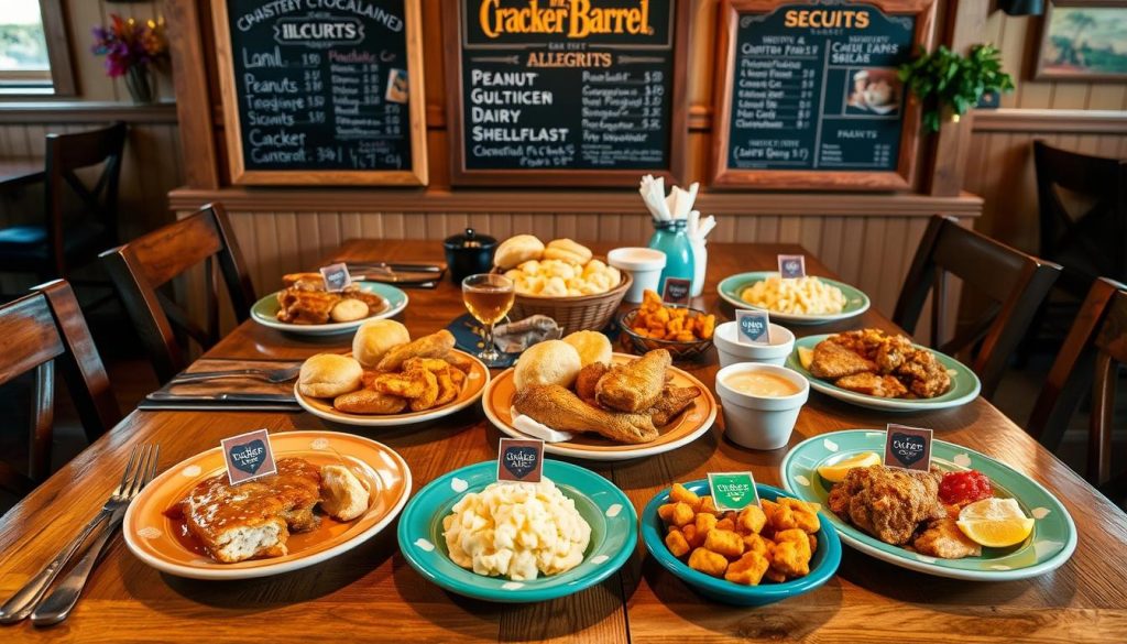 Cracker Barrel meal prices and allergen information