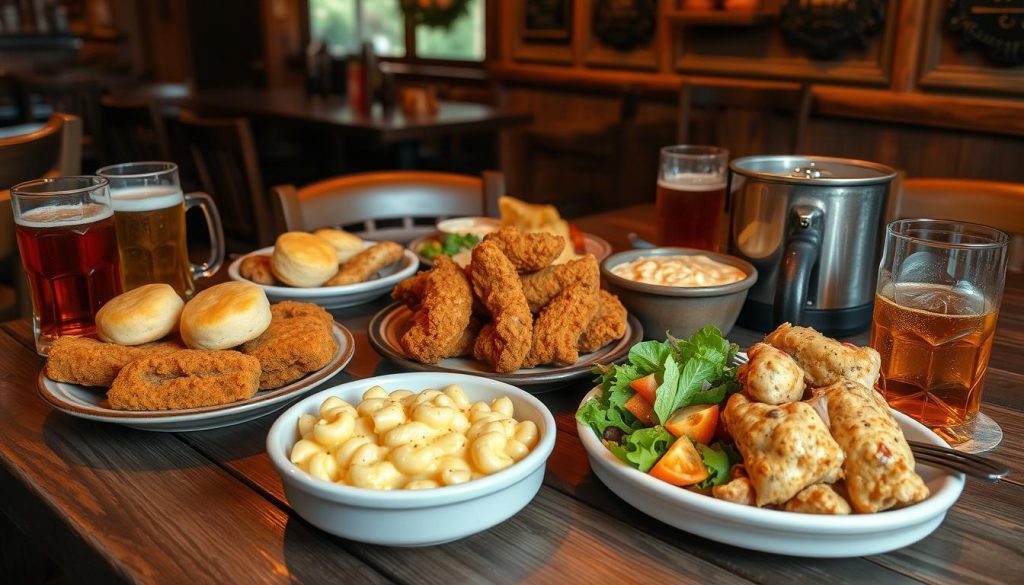 Cracker Barrel pub specialties