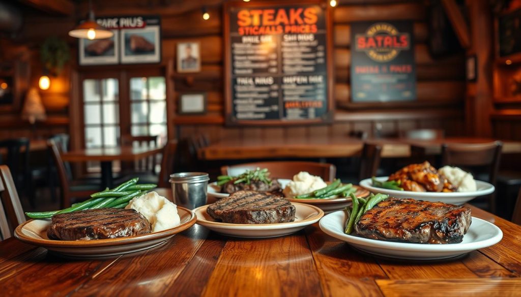 Cracker Barrel steak meal costs