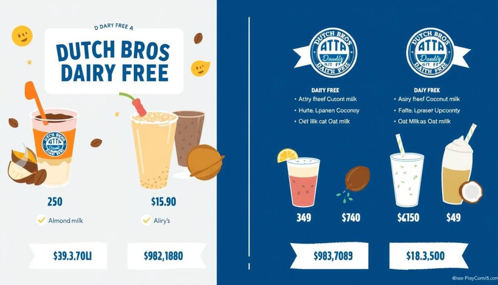 Dutch Bros Dairy Free menu pricing