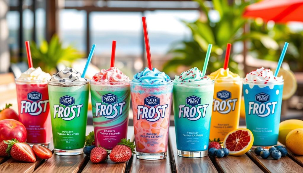 Dutch Bros Frost menu