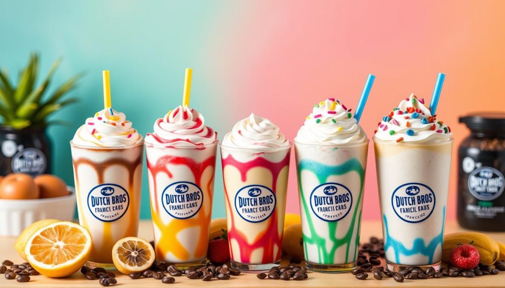 Dutch Bros frappuccino combinations