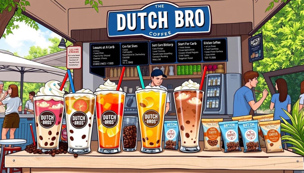 Dutch Bros menu adaptation