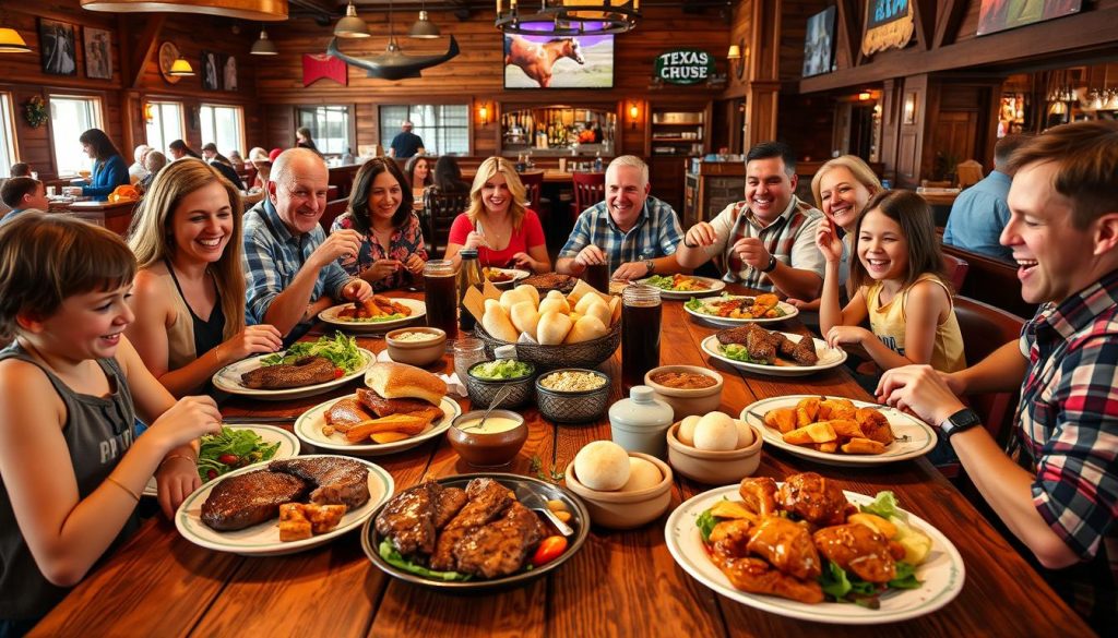 Family texas roadhouse lunch menu