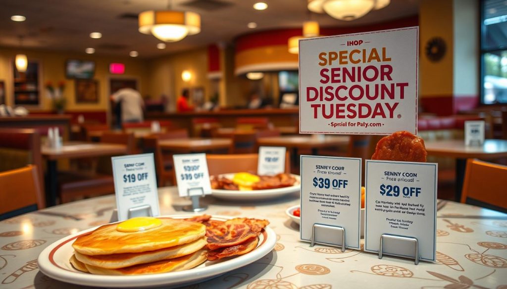 IHOP Senior Discount Tuesday Menu with Prices