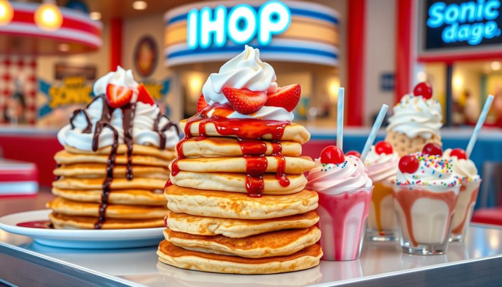 IHOP Sonic sweet treats