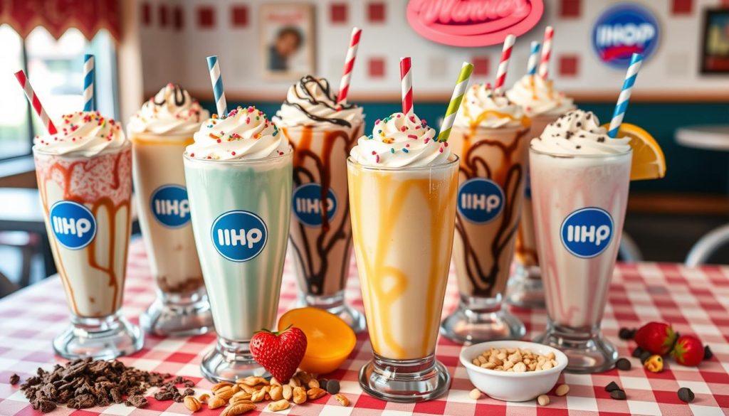 IHOP milkshake customization