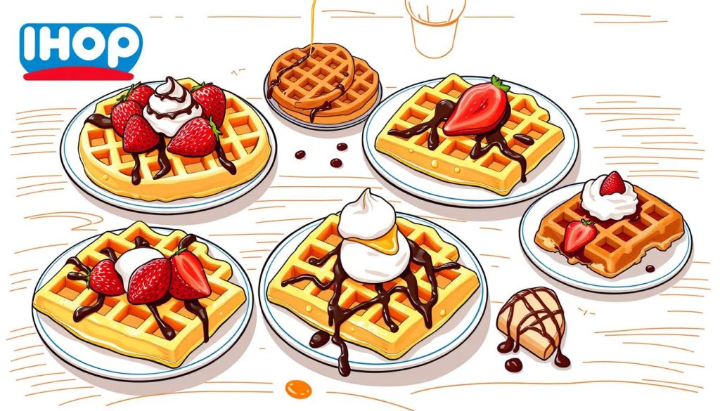 IHOP waffle menu