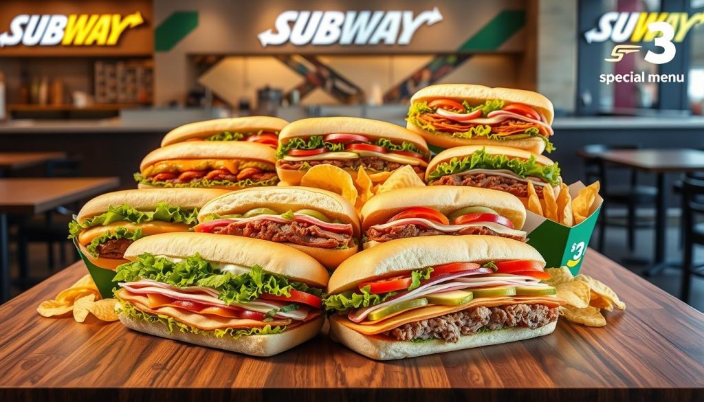 Limited time Subway $3 specials