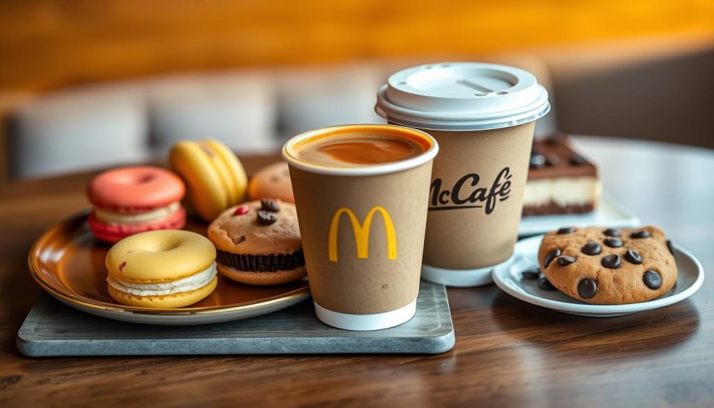 McCafe coffee and dessert pairing