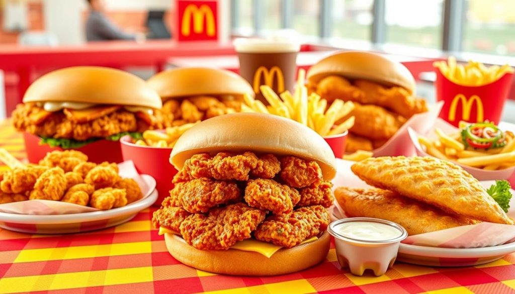 McDonald's Chicken and Fish Menu