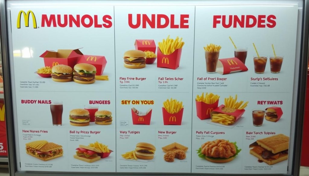 McDonald's menu comparison