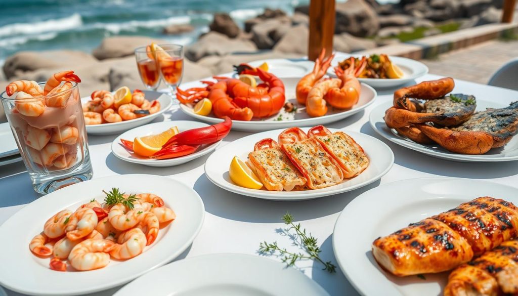 Menu items at Red Lobster