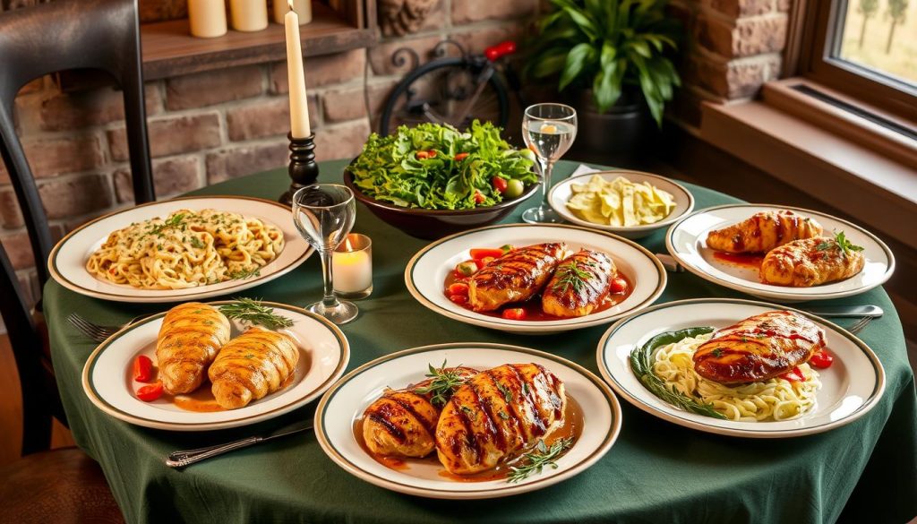 Olive Garden chicken entrees