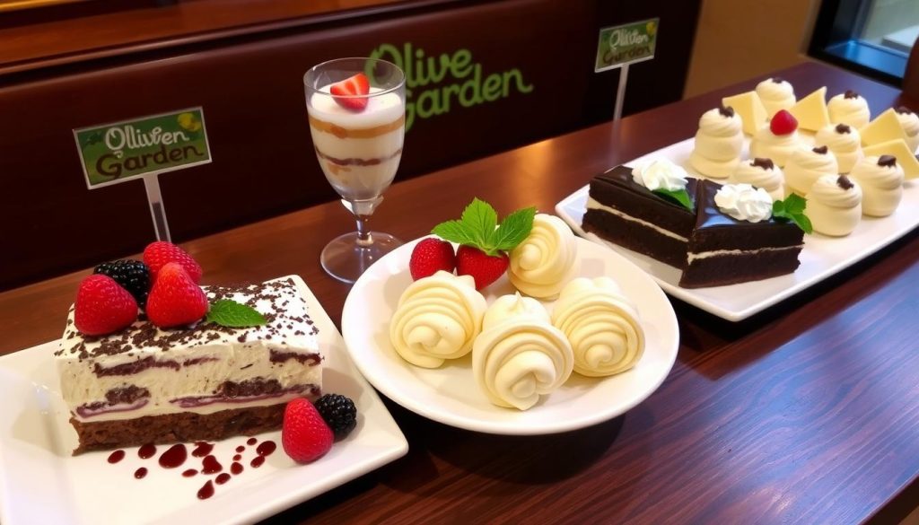 Olive Garden dessert menu