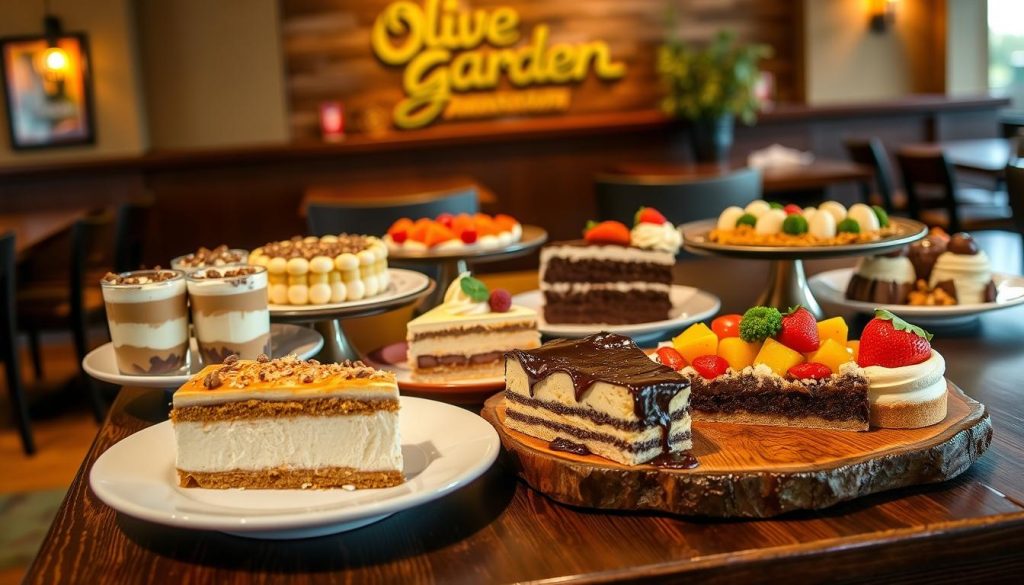 Olive Garden dessert menu pricing