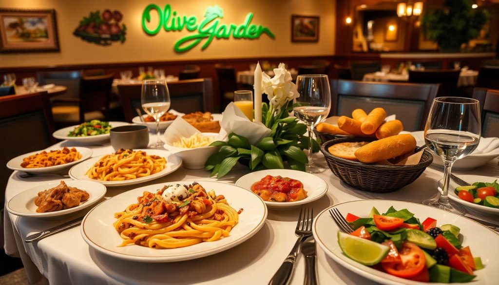 Olive Garden menu costs