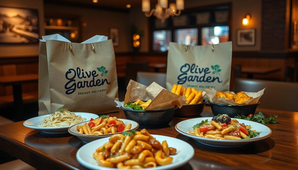 Olive Garden takeout and delivery services