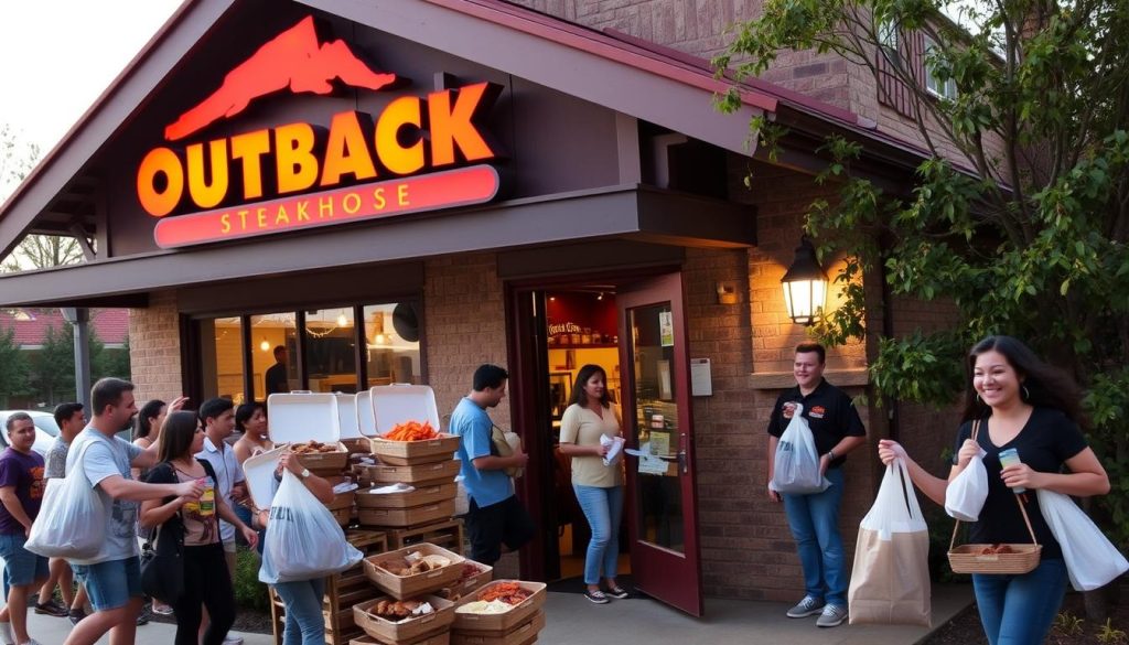 Outback Steakhouse pickup