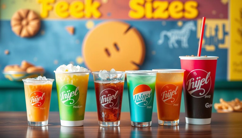 Popeyes drink sizes