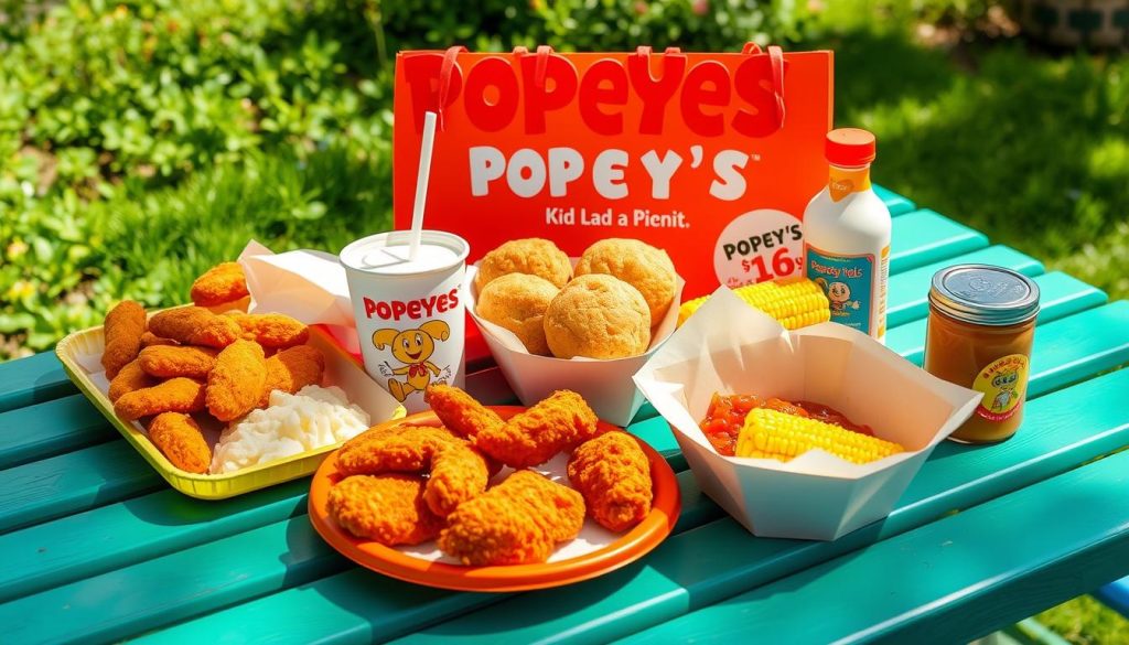 Popeyes family friendly options