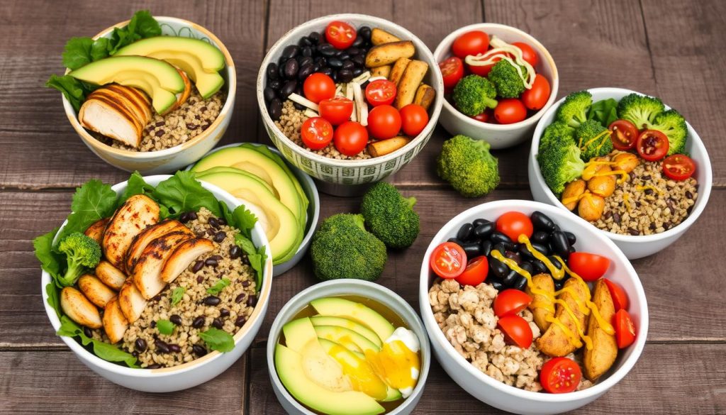 Popular protein bowl combinations