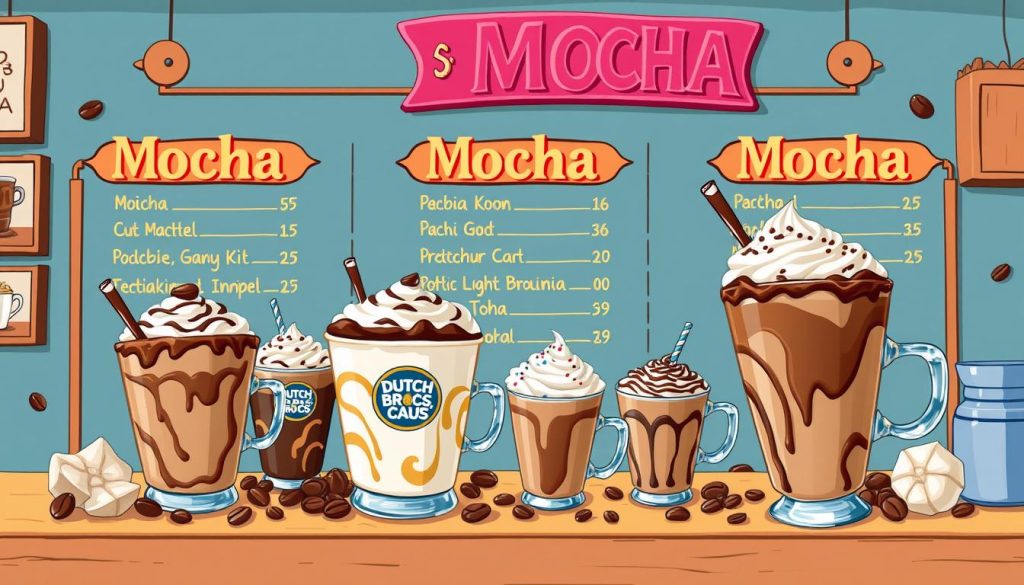 Price Range of Dutch Bros Mocha Drinks