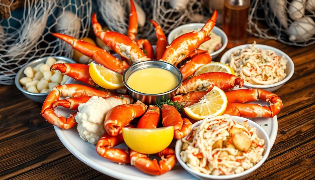 Red Lobster crab legs menu