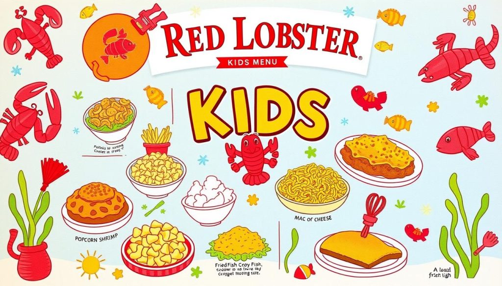 Red Lobster kids menu