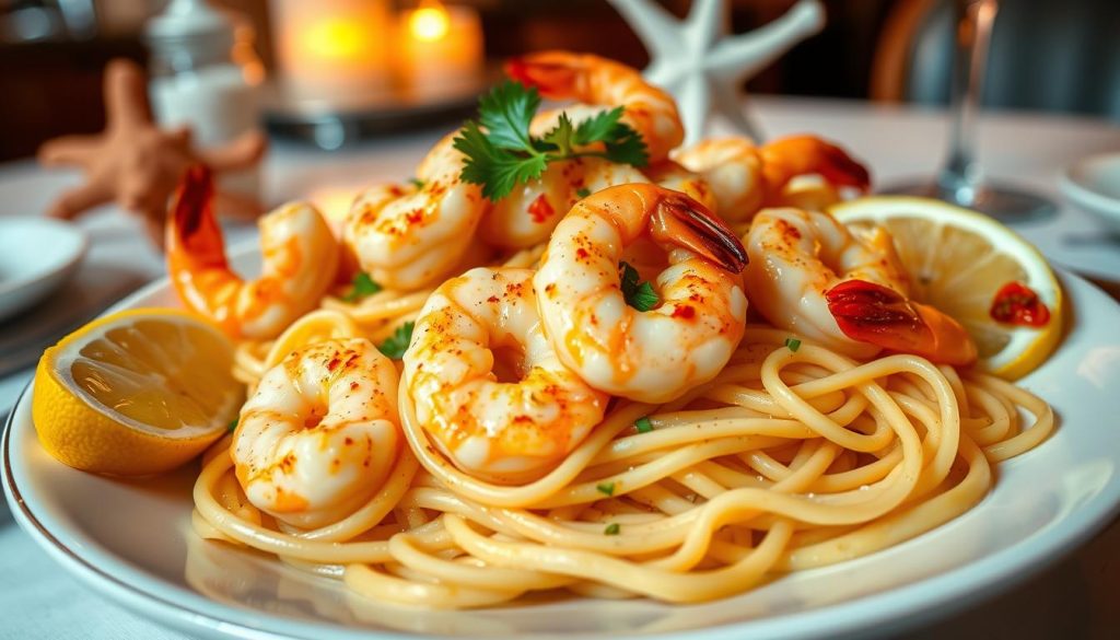 Red Lobster shrimp linguine