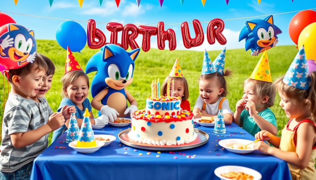 Sonic Kids Birthday