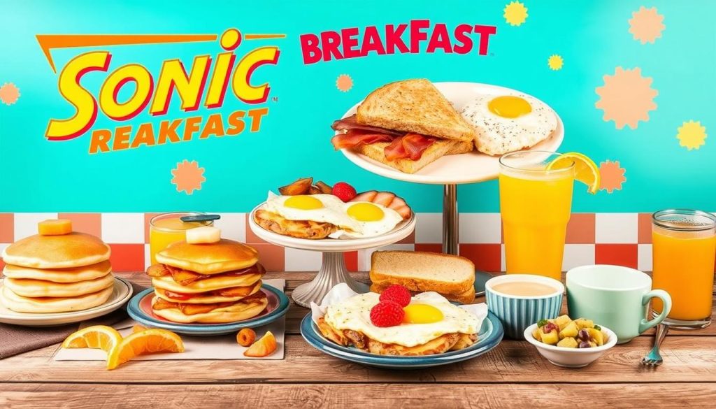 Sonic breakfast menu