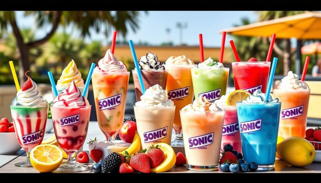 Sonic frozen menu pricing