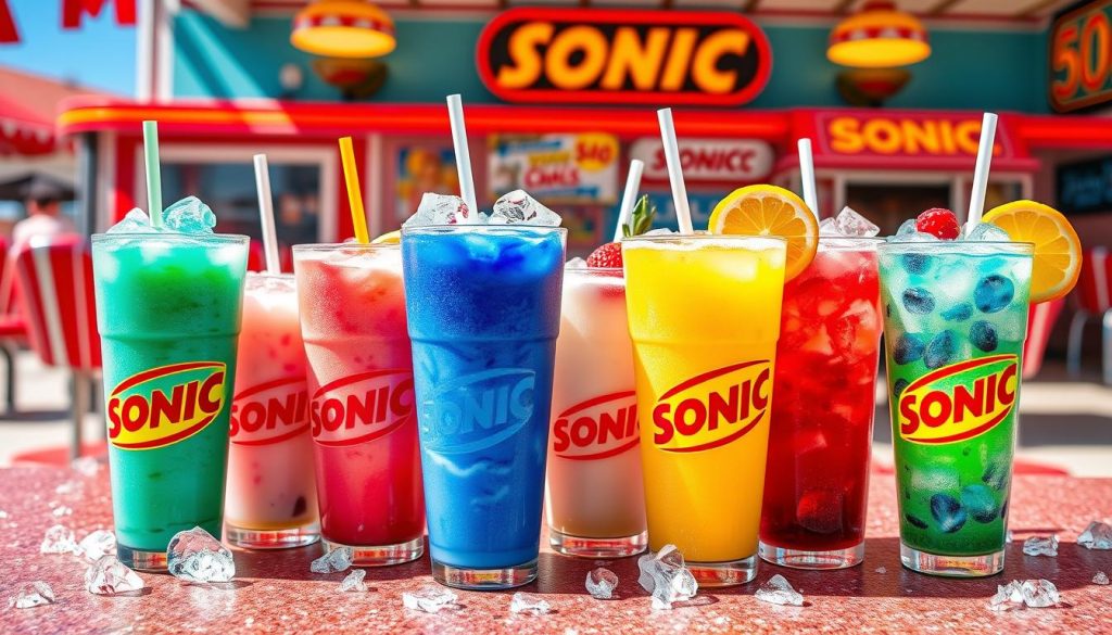 Sonic refreshment choices