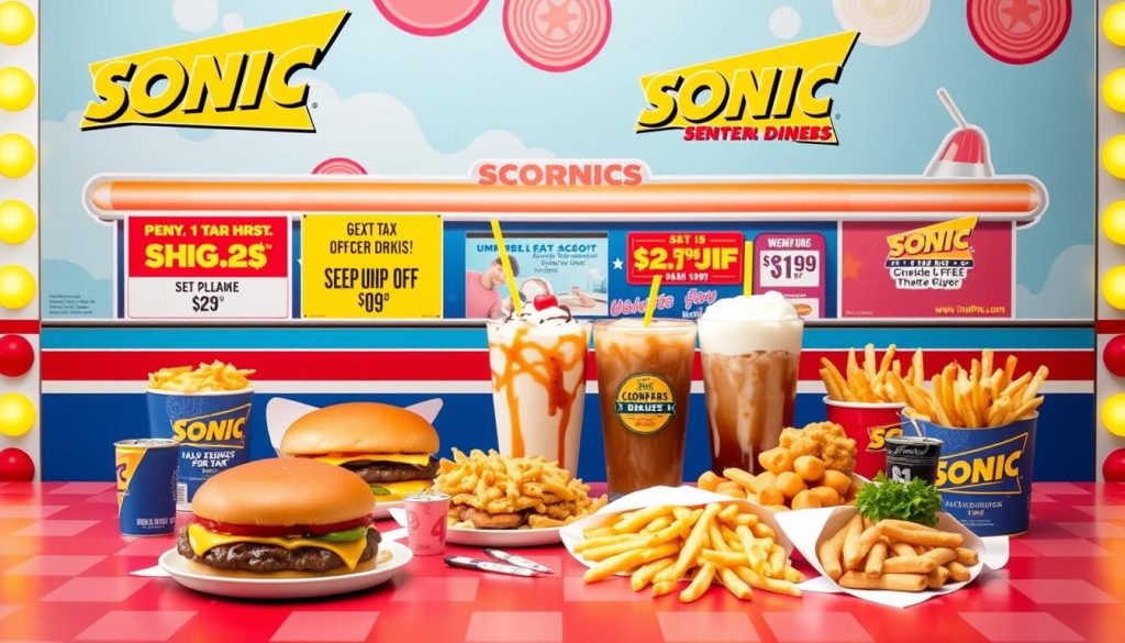 Sonic specials menu