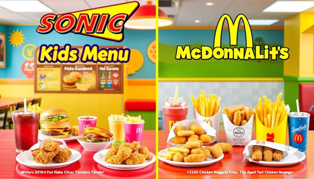 Sonic vs McDonald's Kids Meals