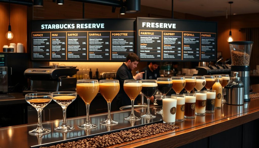 Starbucks Reserve cost comparison