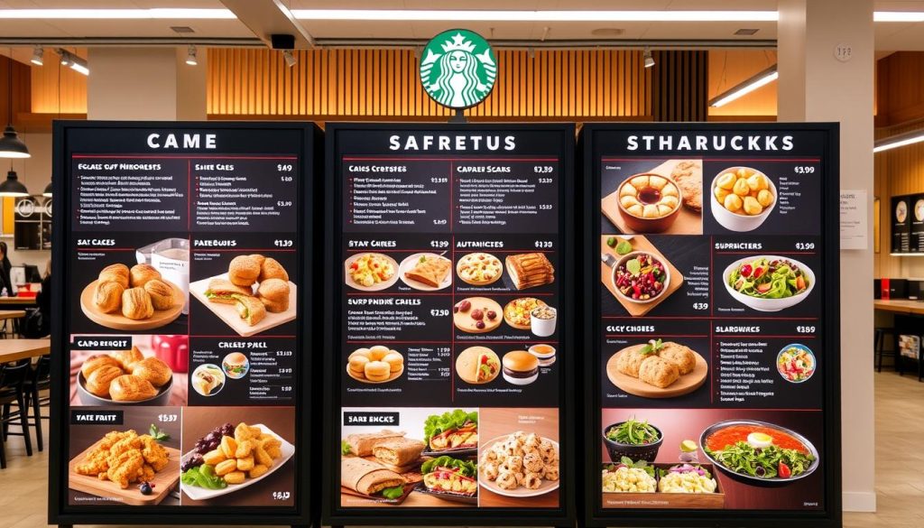 Starbucks Target cafe menu