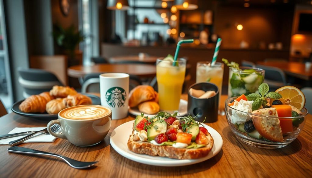 Starbucks UK breakfast menu