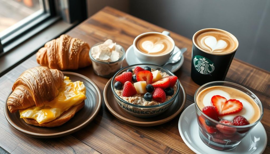 Starbucks breakfast menu