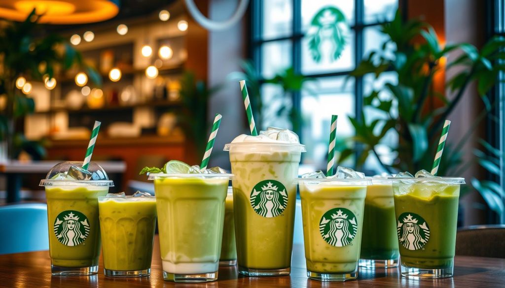 Starbucks iced matcha drinks