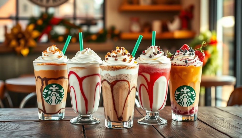 Starbucks seasonal frappuccinos