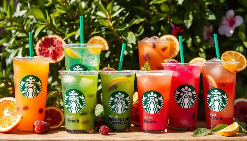 Starbucks seasonal iced tea offerings